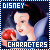  Disney characters: 